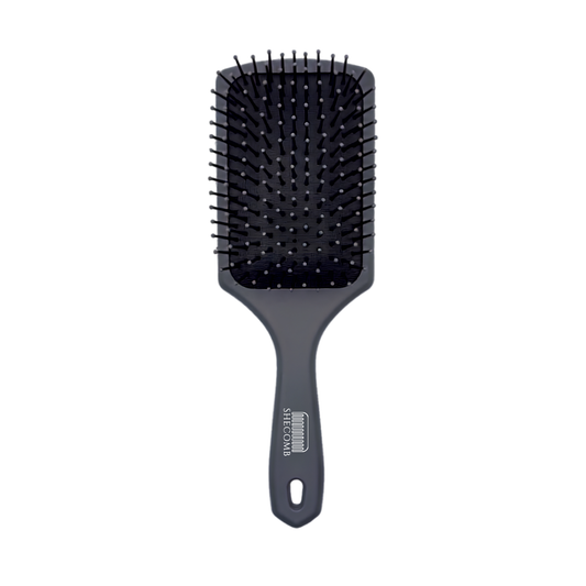Slate Gray Paddle Hair Brush – Detangling Brush for Daily Use