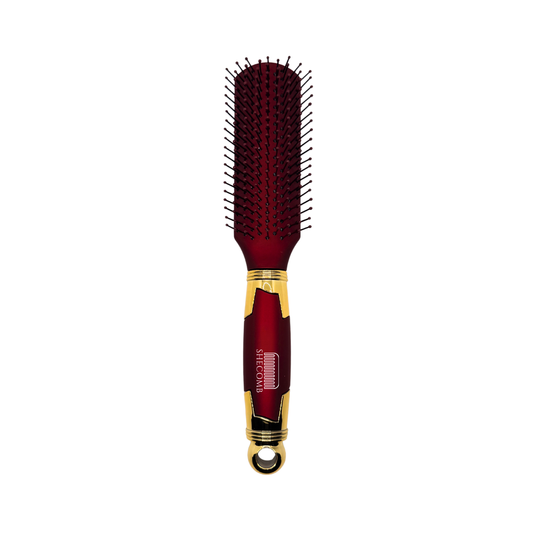 Ruby Luxe Styling Hair Brush – Narrow Brush for Precision Styling