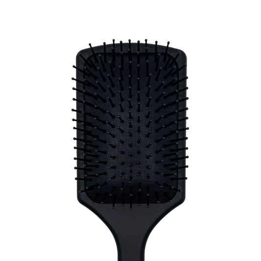 Matte Black Paddle Hair Brush – Anti-Frizz Detangling Brush