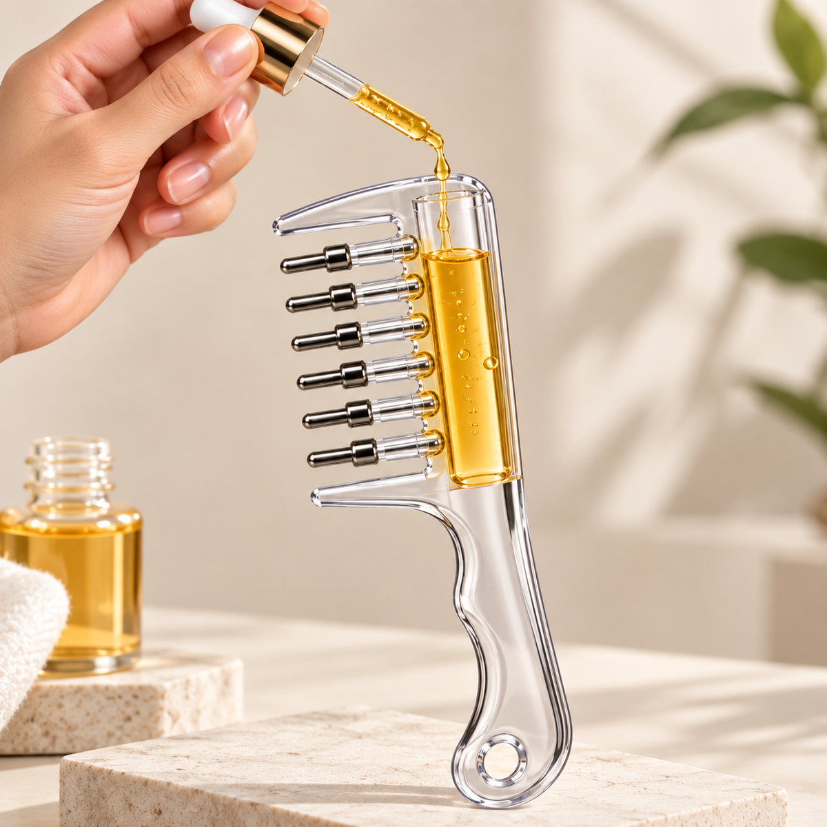 Scalp Serum Applicator & Massage Comb