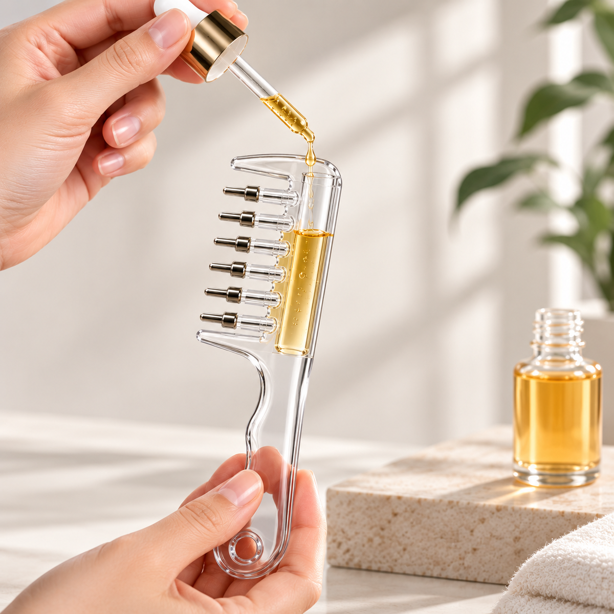 Scalp Serum Applicator & Massage Comb